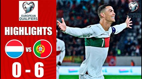 highlights portugal vs luxembourg